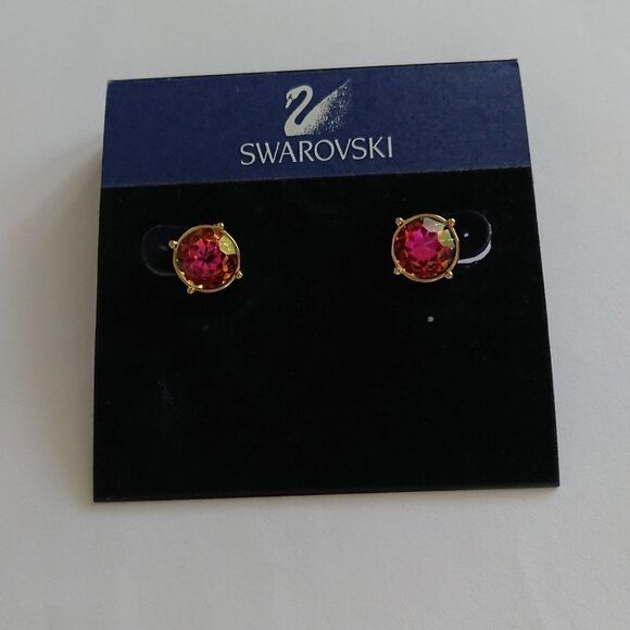 Swarovski disco ball colorful earrings